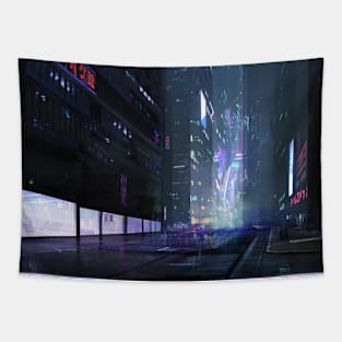 Cyber City Tapestry