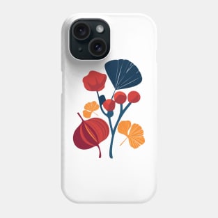 vintage physalis and leaves Phone Case