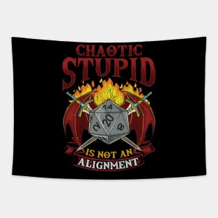 Chaotic Stupid Is Not An Alignment Tabletop Gaming Tapestry