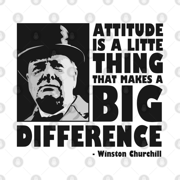 Winston Churchill - Motivational Quote by Distant War