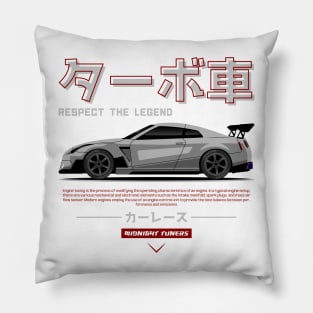 Silver JDM GTR R35 Legend Pillow