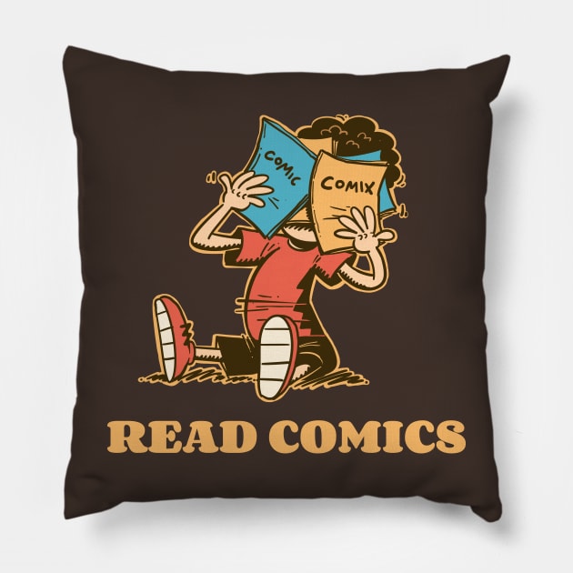 Read Comics Pillow by neilkohney