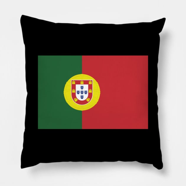 Flag of Portugal, Portugal flag, flag Portugal, Portugals flag Pillow by BK55