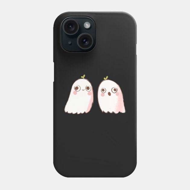 Cute Ghosts illustration Phone Case by Mayarart