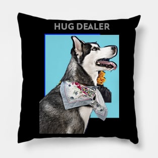 HUG dealer (husky dog) Pillow