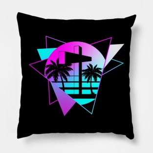 Cross and Palms Pillow