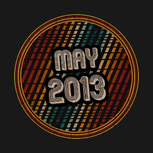 May 2013 - Circle Vintage Retro T-Shirt