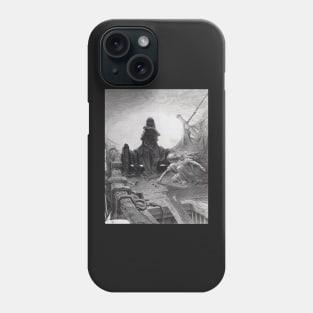 Death Rolls the Dice - Gustave Dore Phone Case