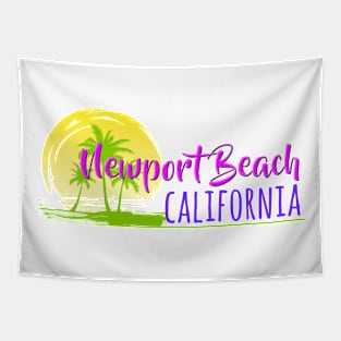 Life's a Beach: Newport Beach, California Tapestry