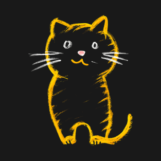 Crayon Kitten #3 T-Shirt