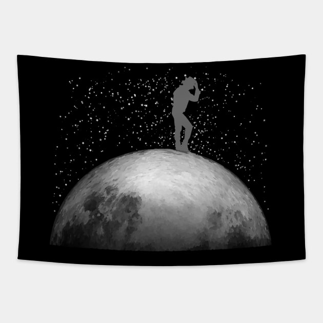 Moonwalk Tapestry by TeEmporium