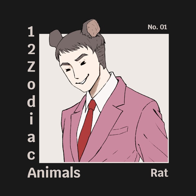 rat - 12 zodiac animals by WariN-12Zodiac