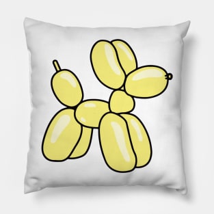 Cute Yellow Balloon Animal Dog Pillow