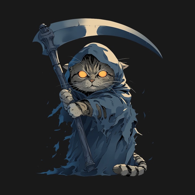 cat as  reaper by retinac 