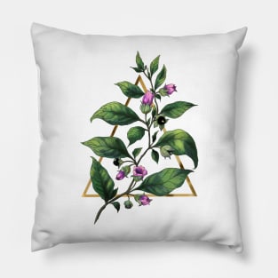 Deadly nightshade Pillow