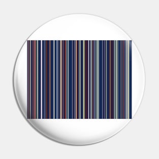 Navy Pinstripe Pin