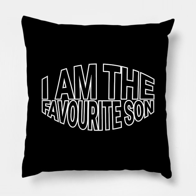 I am the favorite son Pillow by emofix
