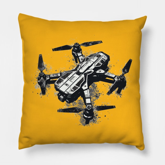 Drone Pillow by Vehicles-Art