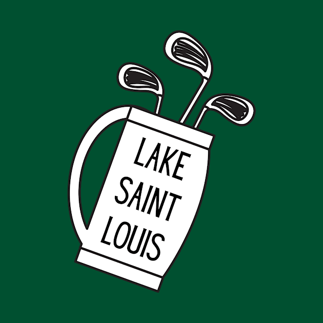 Lake Saint Louis Golf Bag by Harbor Bend Designs