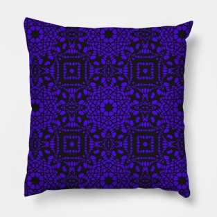 cobalt lace Pillow