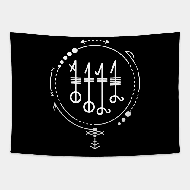 Svefnthorn | Norse Pagan Symbol Tapestry by CelestialStudio