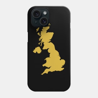 United Kingdom Map Phone Case