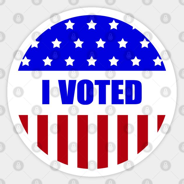 I Voted Sticker I Voted Sticker Sticker TeePublic I Voted Sticker I Voted Sticker Sticker TeePublic