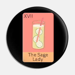 Cocktail Tarot Pin