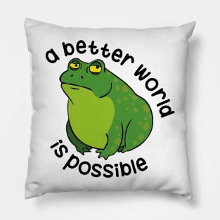 A Better World Is Possible Pillow