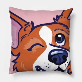 Corgi Dog Design Pillow