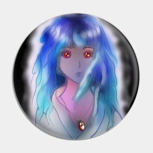 Spooky sister Pink and Blue Pin