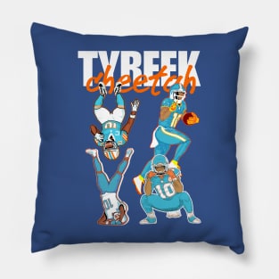 Cheetah Tyreek hill 10 - Miami Dolphins Pillow