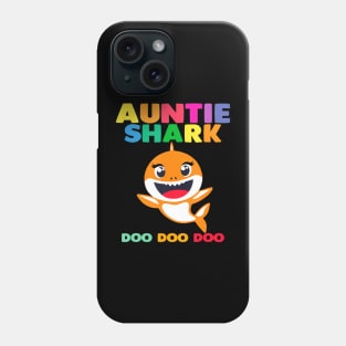 Auntie Of The Shark Birthday Boy Girl Party Family Phone Case