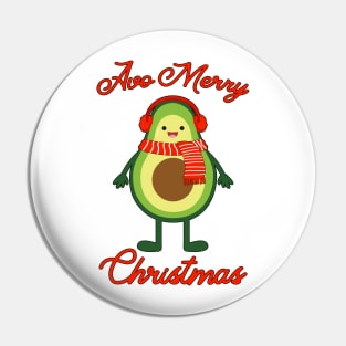 Avo Merry Christmas Pin