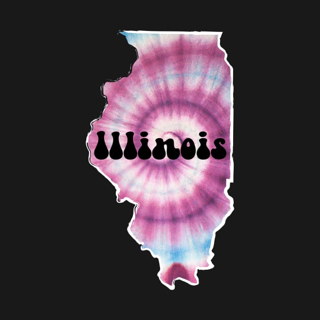 Illinois Tie Dye by SunburstGeo