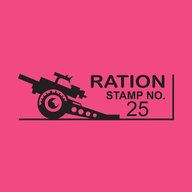 WWII Ration Stamps: Cannon by MarcusCreative