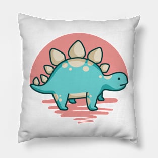 Cute Stegosaurus Dino Dinosaur Pillow