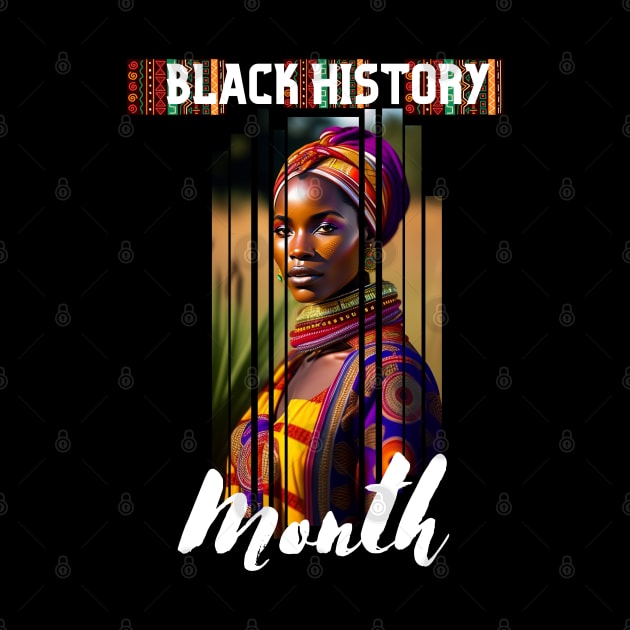 Black history month cute graphic design artwork by Nasromaystro
