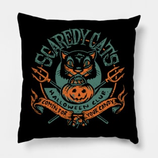 Scaredy Cats Pillow