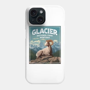 Glacier National Park Bighorn Sheep Phone Case