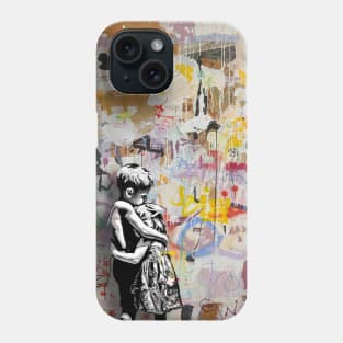 Banksy inspired pop art Phone Case