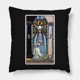 II. The High Priestess Tarot Card Pillow
