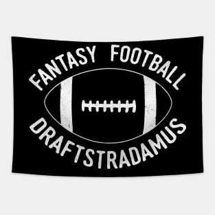 Draftstradamus Fantasy Football Funny Design Tapestry