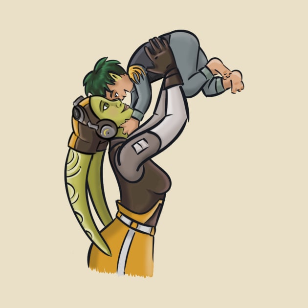 Born to Fly—Hera and Jacen Syndulla by SpaceMomCreations