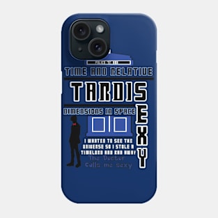 The Tardis that stole a Timelord Phone Case