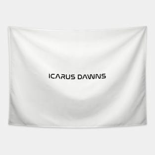 Icarus Dawns Title Tapestry