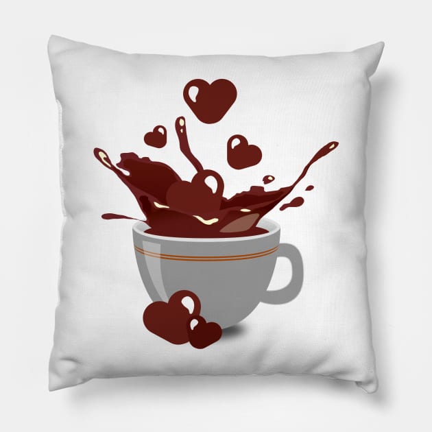 Coffee time Pillow by lydiaStore