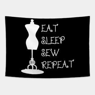 Eat Sleep Sew Repeat Tapestry