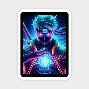 Anime kakashi neon Magnet