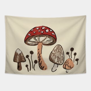 Mushrooms Tapestry